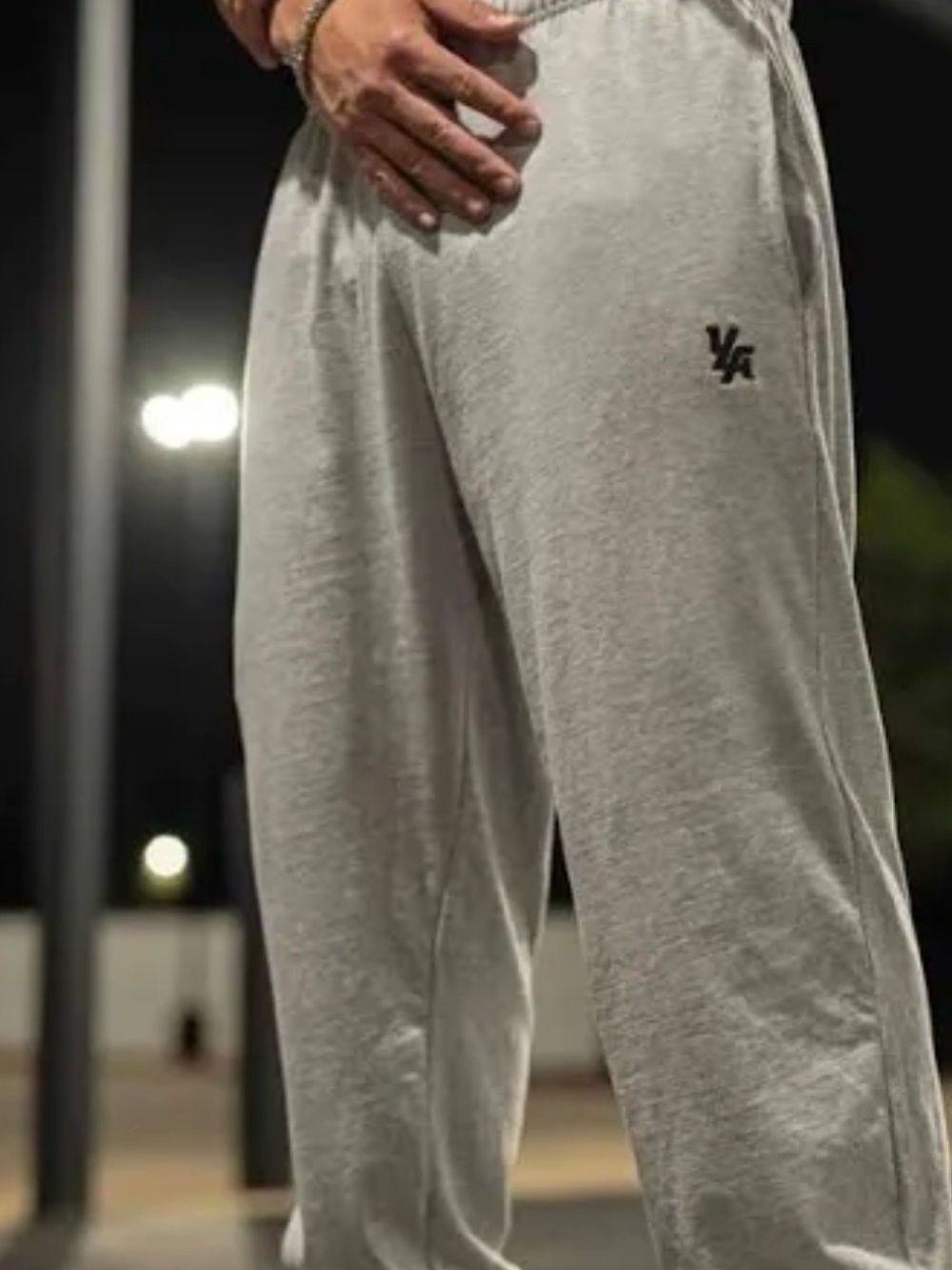 YoungLA Men's Classic Gray Jogger Sweatpants - Size Small - EUC